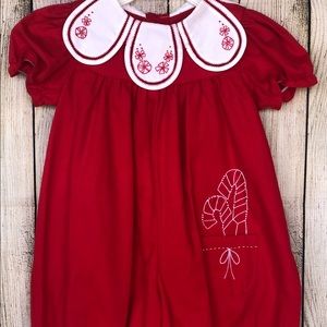 NWT Sophie & Lucas Girls Holiday Romper